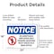 Signmission No Admittance Employees Only OSHA Notice Sign, Aluminum, 24in W x 18in L, 2PK OS-2PACK-NS-A-1824-L-15983 - alternate 3